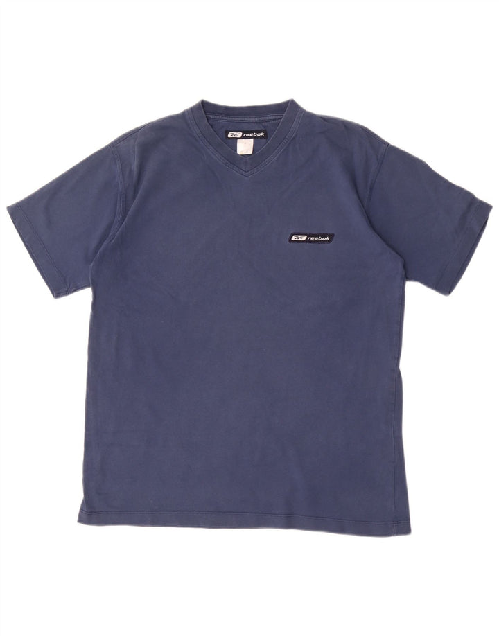 Camiseta Reebok Hombre Top Small Azul Marino Algodón