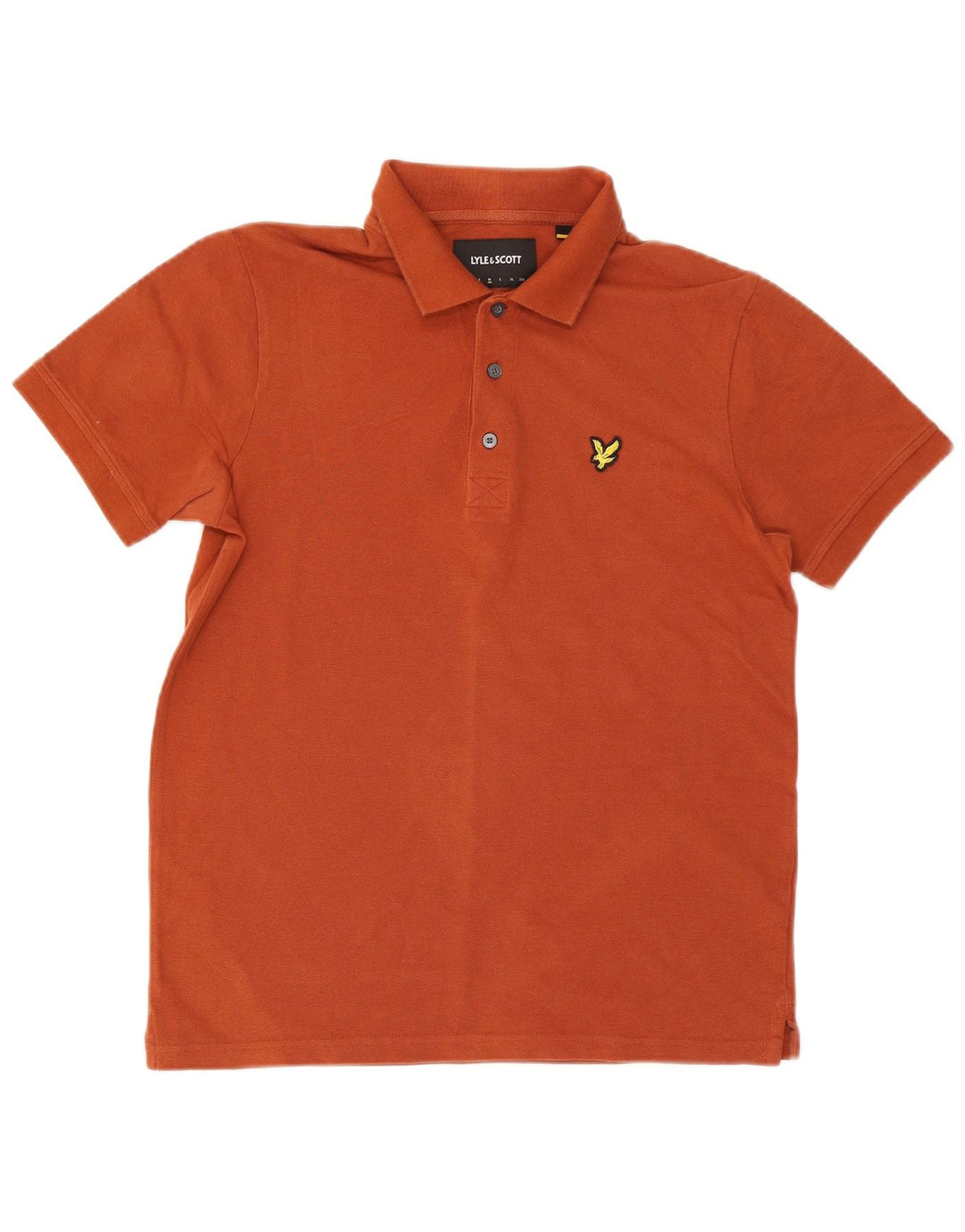 Lyle & Scott Polo Hombre Algodón Naranja Medio