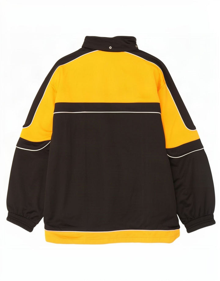 Diadora Chaqueta de chándal para hombre ES 38 Medium Negro Colorblock Poliéster