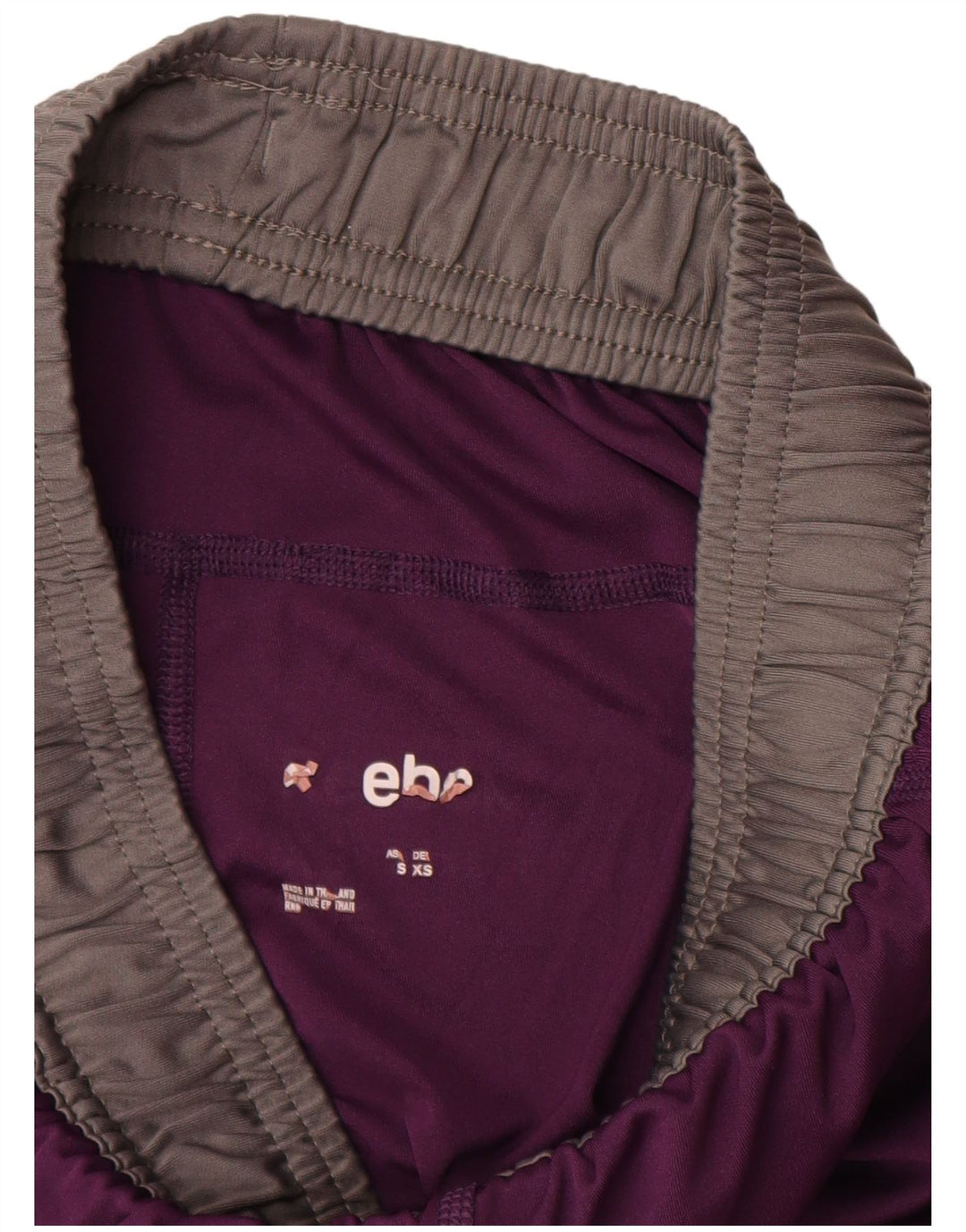 REEBOK Pantalones cortos deportivos para niño 7-8 años XS Morado Poliéster color block