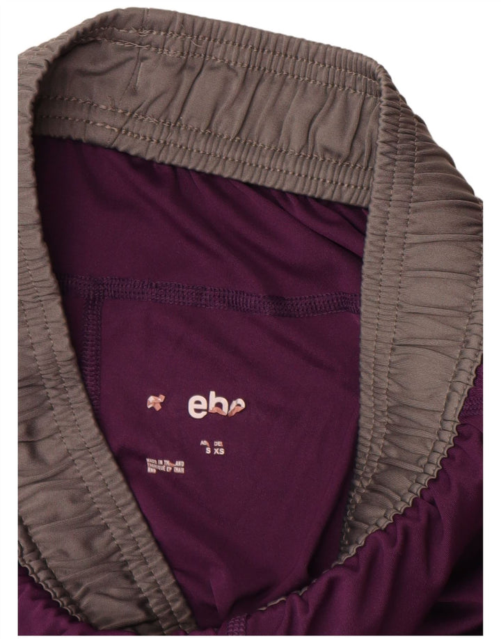 REEBOK Pantalones cortos deportivos para niño 7-8 años XS Morado Poliéster color block