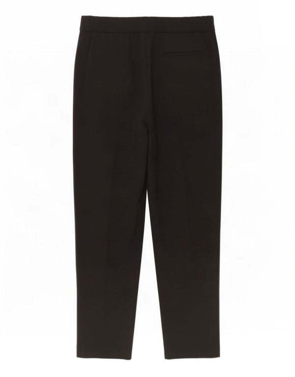 Marks & Spencer Pantalones Casuales Rectos para Mujer UK 46 Large W34 L28 Negro