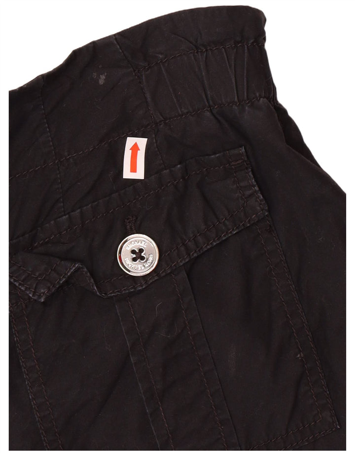 Michael Kors Pantalones cortos casuales para mujer US 6 mediano W32 algodón negro