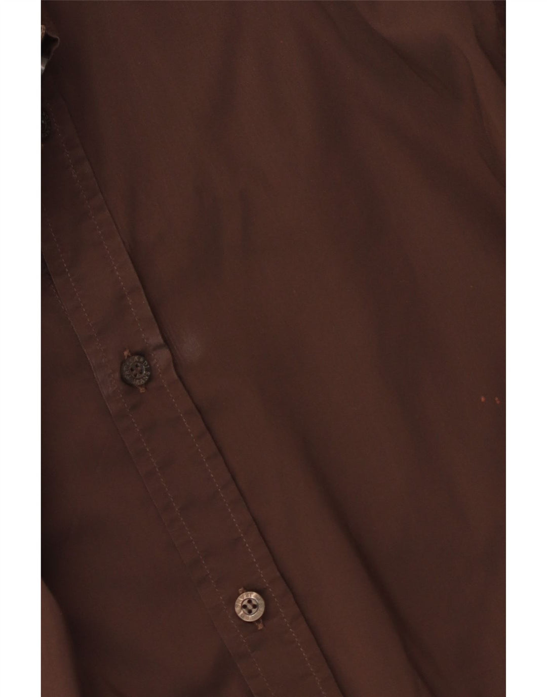 Camisa Hombre Trussardi Jeans 2XL Marrón Algodón