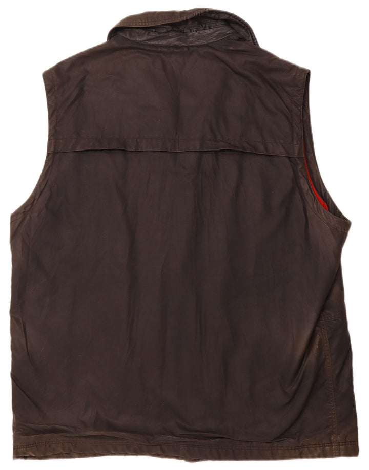 Paul & Shark Chaqueta de algodón encerado para hombre UK 46 3XL Poliéster negro