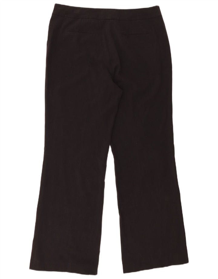 CALVIN KLEIN Pantalones chinos con corte de bota para mujer US 12 Large W34 L32 Negro