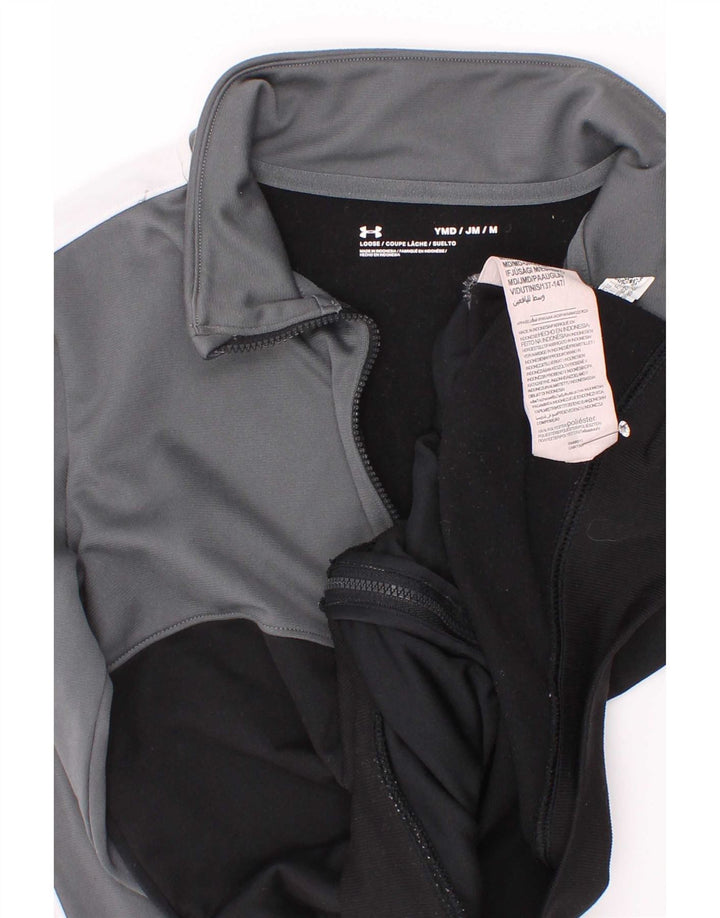 Under Armour Chaqueta de chándal para niño 9-10 años Gris medio Colorblock
