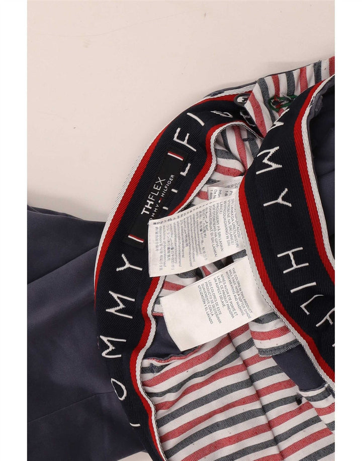 Tommy Hilfiger Pantalones cortos chinos para hombre W32 Algodón azul marino mediano