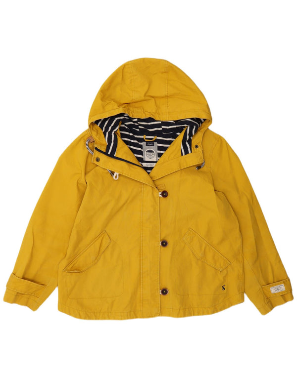 Joules Chaqueta impermeable con capucha para mujer UK 44 Large Yellow