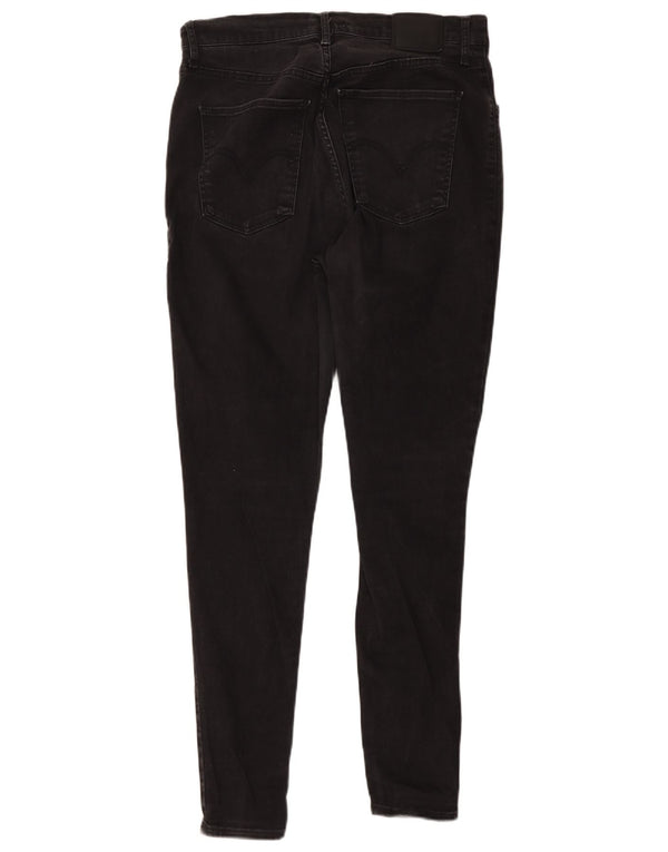 Levi's Mile High Super Skinny Jeans para Mujer US 14 XL W34 L30 Algodón Negro