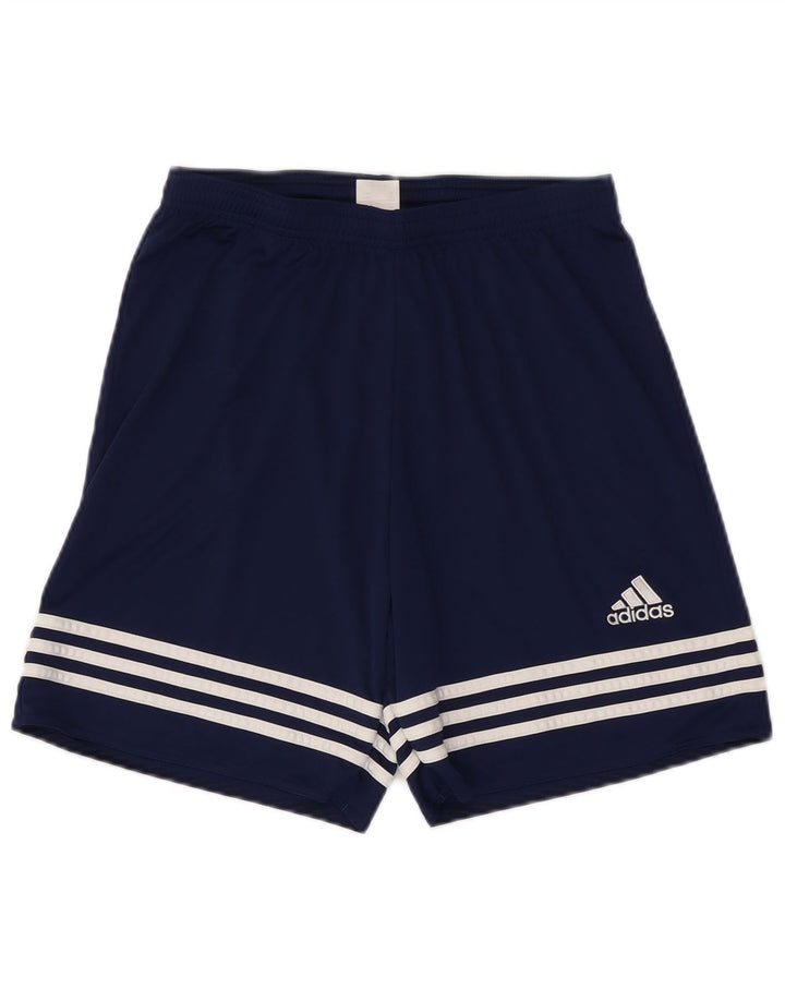 Adidas Mens Climalite Sport Shorts Medio Azul Marino Poliéster