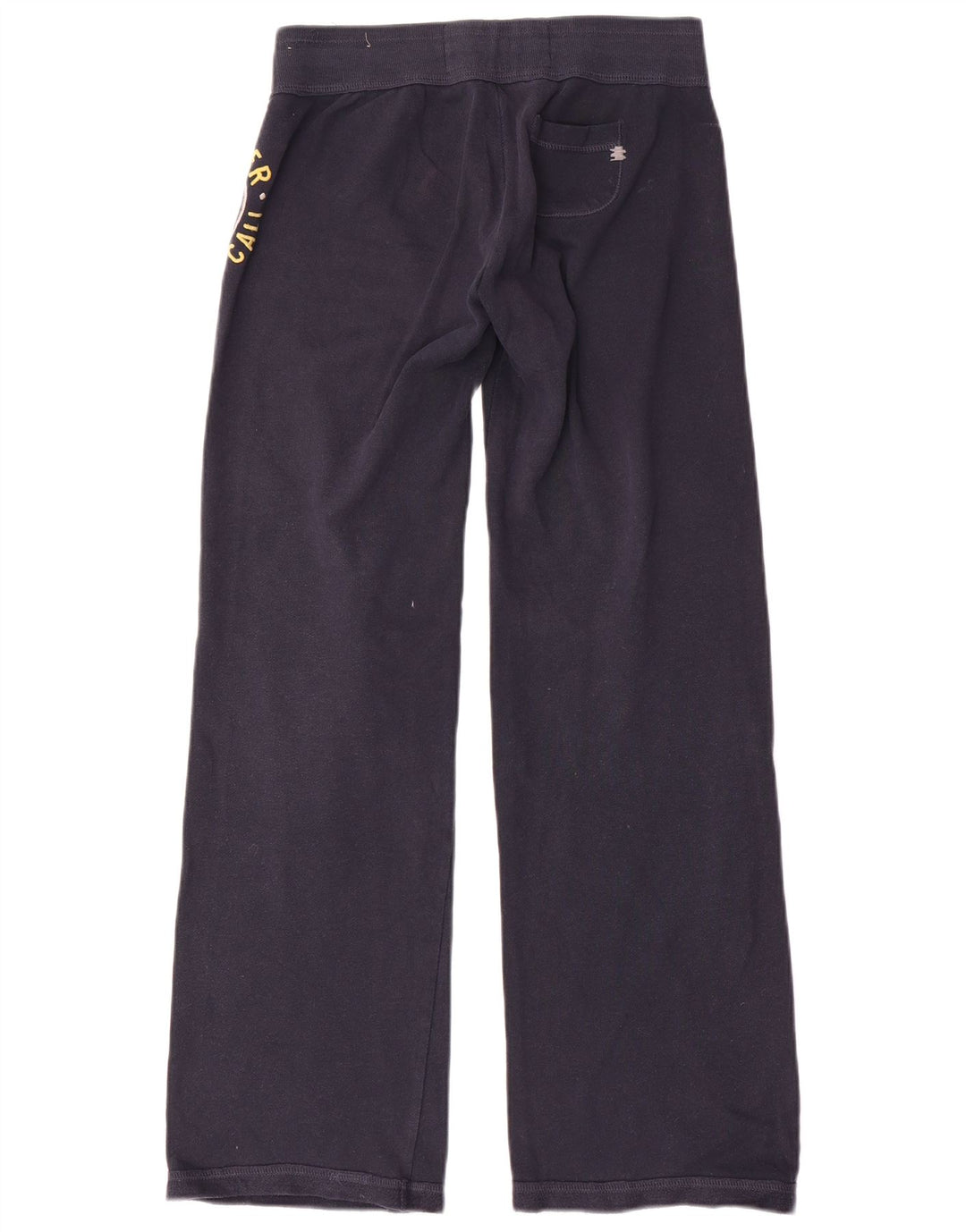 HOLLISTER Pantalones de chándal gráficos para mujer UK 6 XS Algodón azul marino