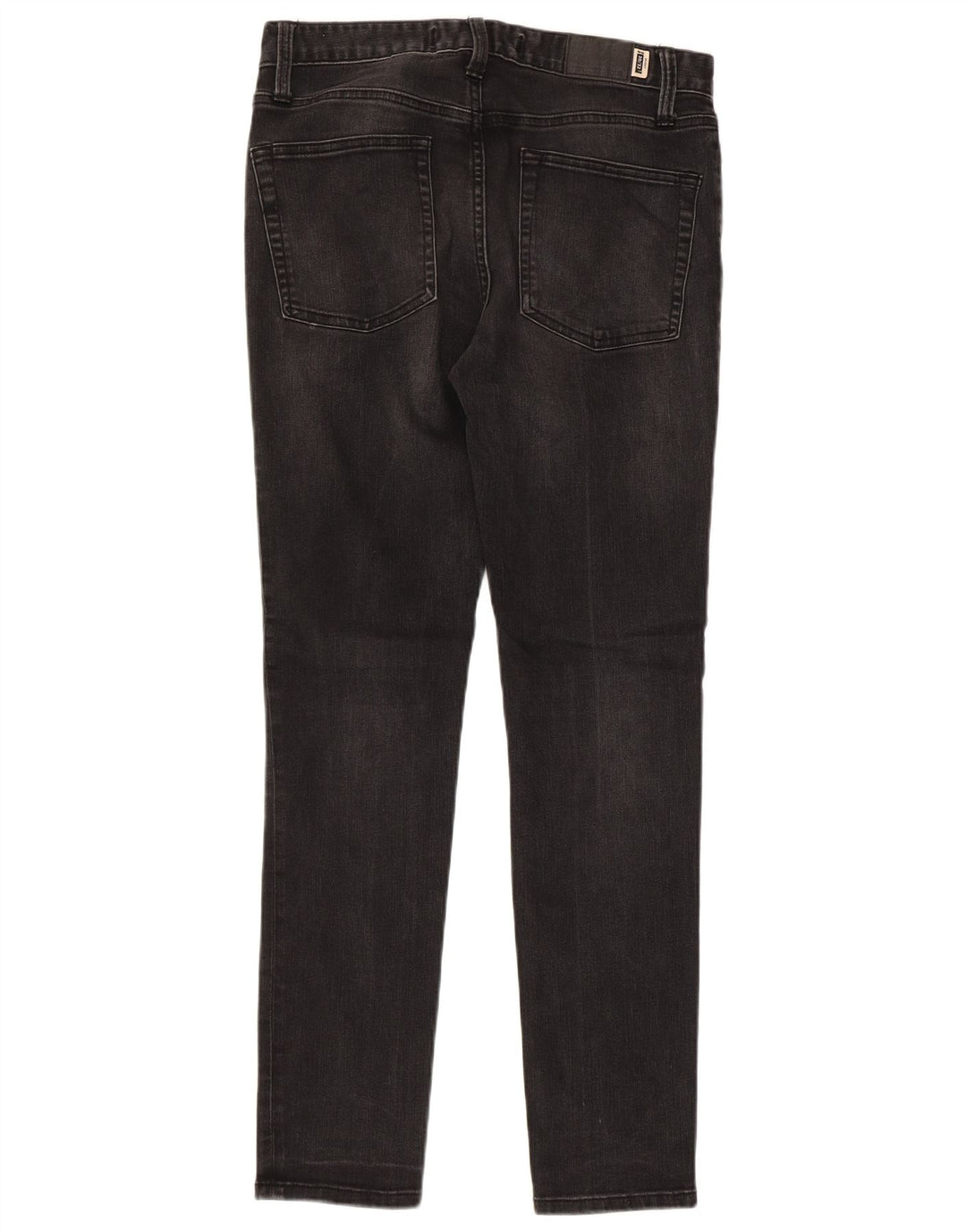 Superdry Vaqueros pitillo para hombre W30 L29 Algodón negro