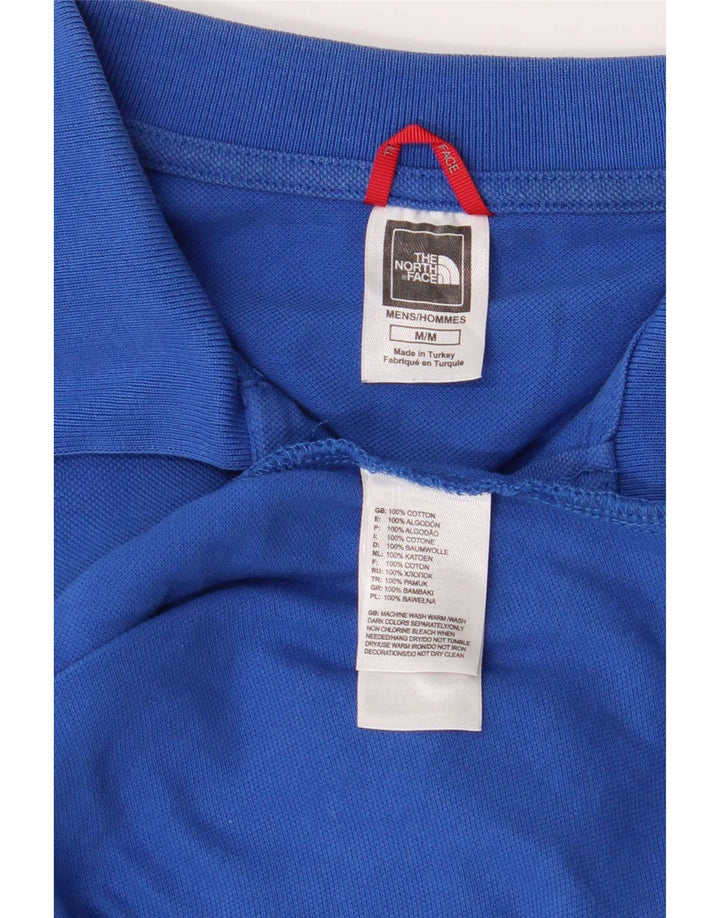 Polo The North Face Hombre Algodón Azul Medio
