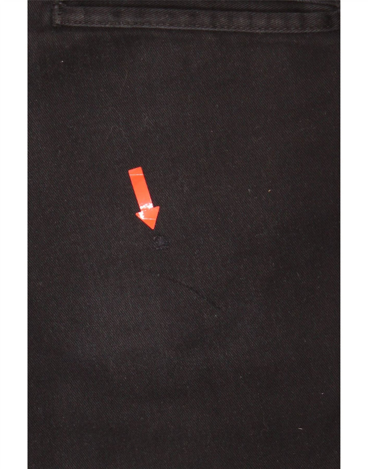 Dickies Pantalones cortos chinos ajustados para hombre W32 Poliéster negro mediano