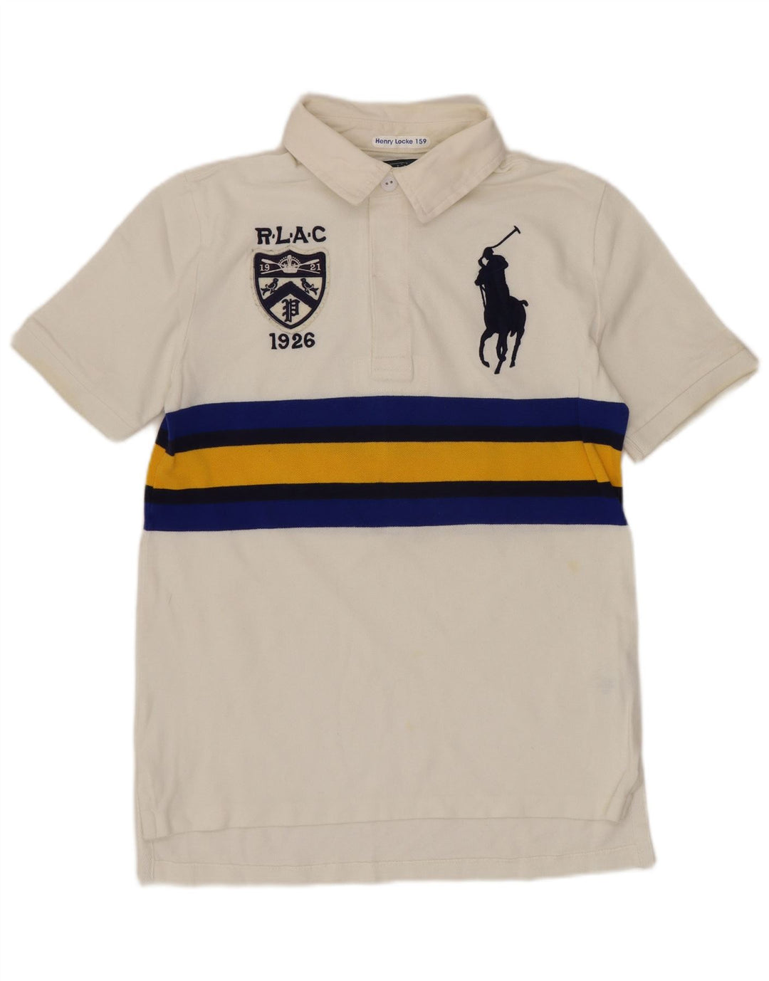 Polo Ralph Lauren Polo para niño 10-11 años Mediano Blanco Rayas