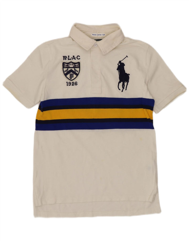 Polo Ralph Lauren Polo para niño 10-11 años Mediano Blanco Rayas