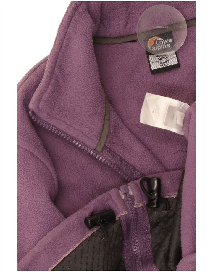 LOWE ALPINE Chaqueta polar para mujer UK 10 Small Purple Poliéster
