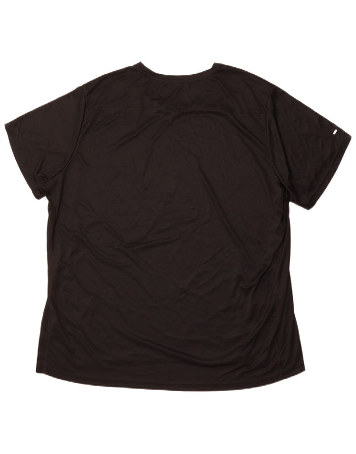 ADIDAS Camiseta de running para hombre Top 2XL Negro Poliéster Deportes