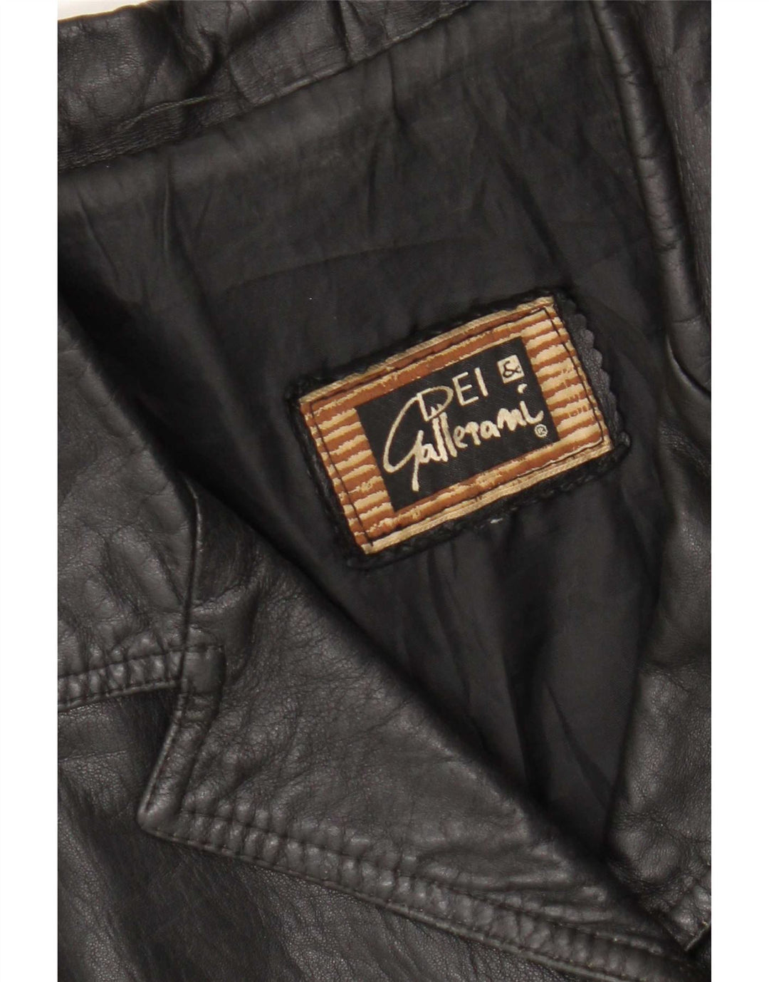 Vintage mujer oversize 3 botón cuero Blazer chaqueta Reino Unido 16 grande negro