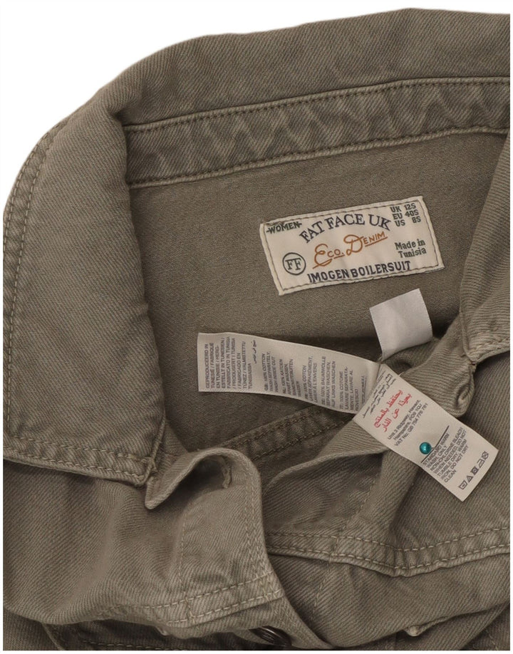 Mono vaquero para mujer Fat Face UK 40 Algodón caqui mediano