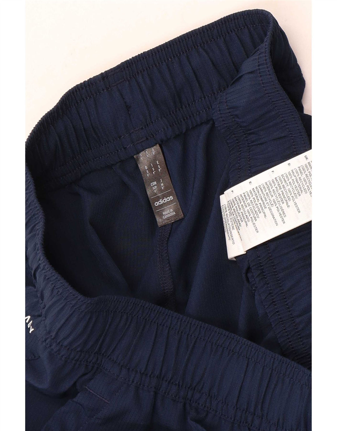 Adidas Mens Aeroready Sport Shorts Pequeño Azul Marino Poliéster