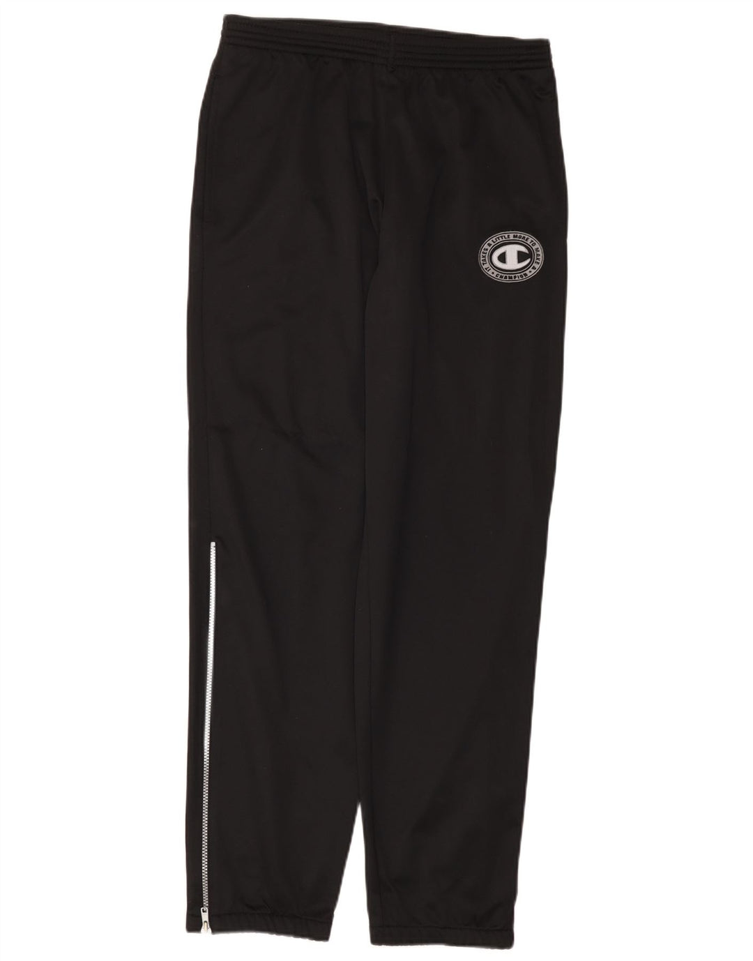 Champion Pantalones De Chándal Para Hombre Poliéster Negro Mediano