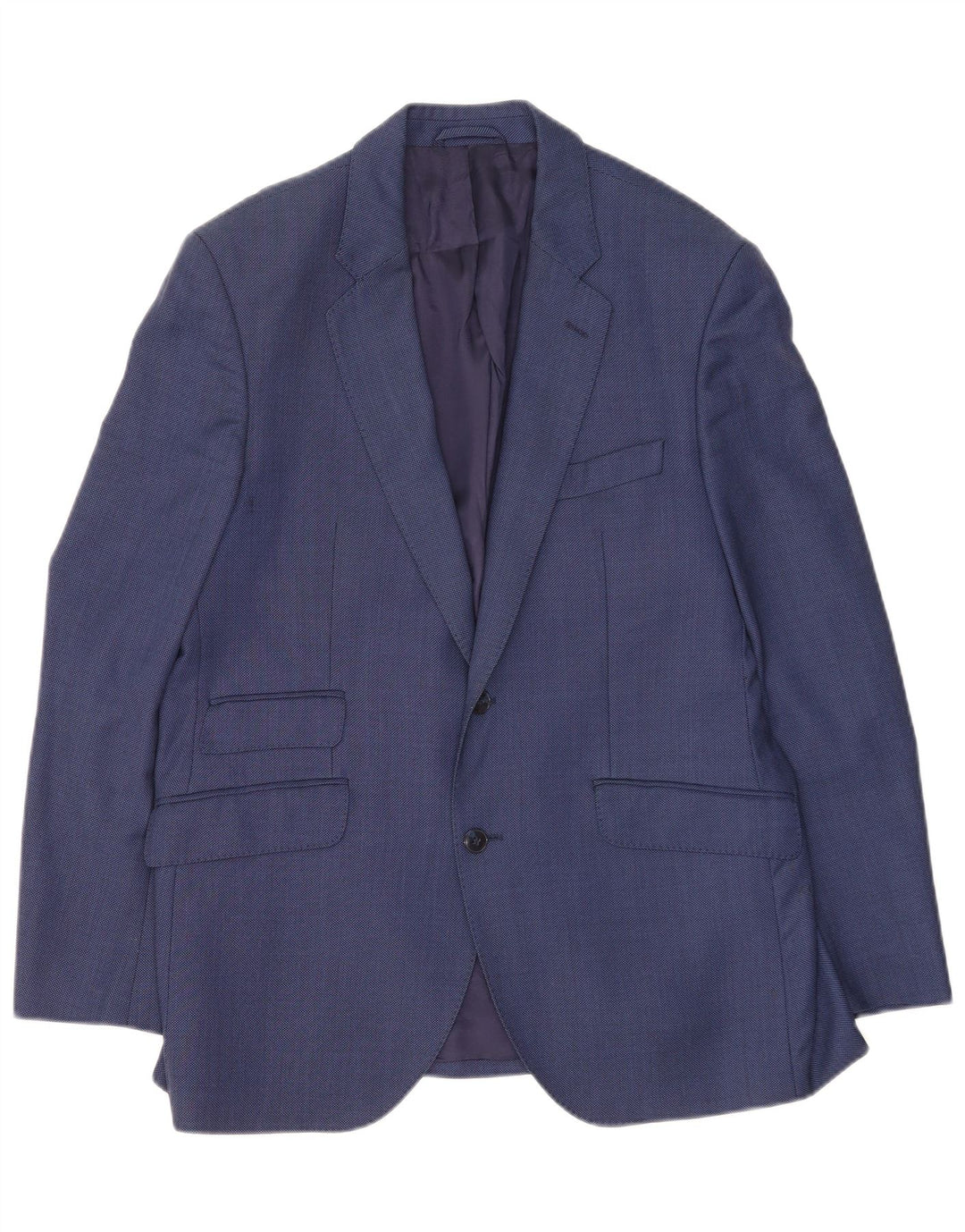 Hackett Chaqueta tipo blazer de 2 botones para hombre UK 42 XL Lana azul