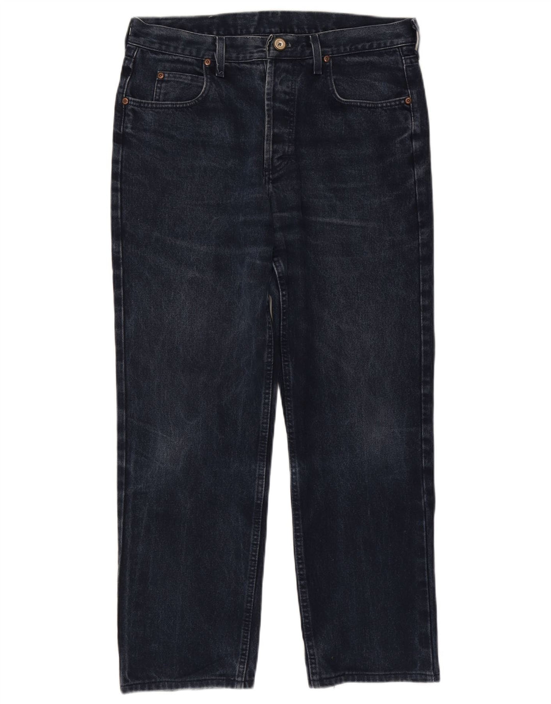 Vaqueros rectos Chicago para hombre Lee W34 L28 Algodón azul marino