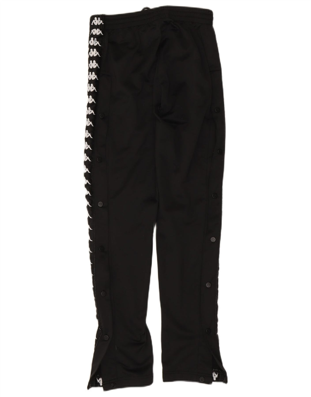 Kappa Hombre Pantalones De Chándal Gráfico Pequeño Negro