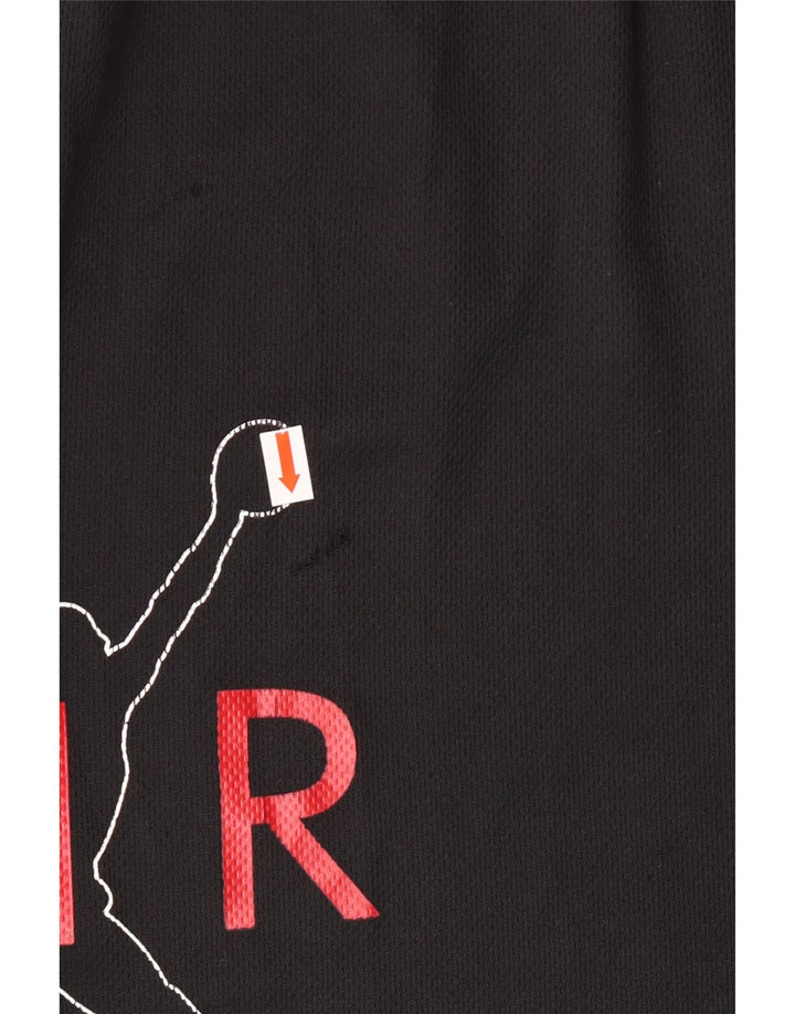 Jordan Shorts deportivos gráficos para niños 13-14 años XL Negro Poliéster