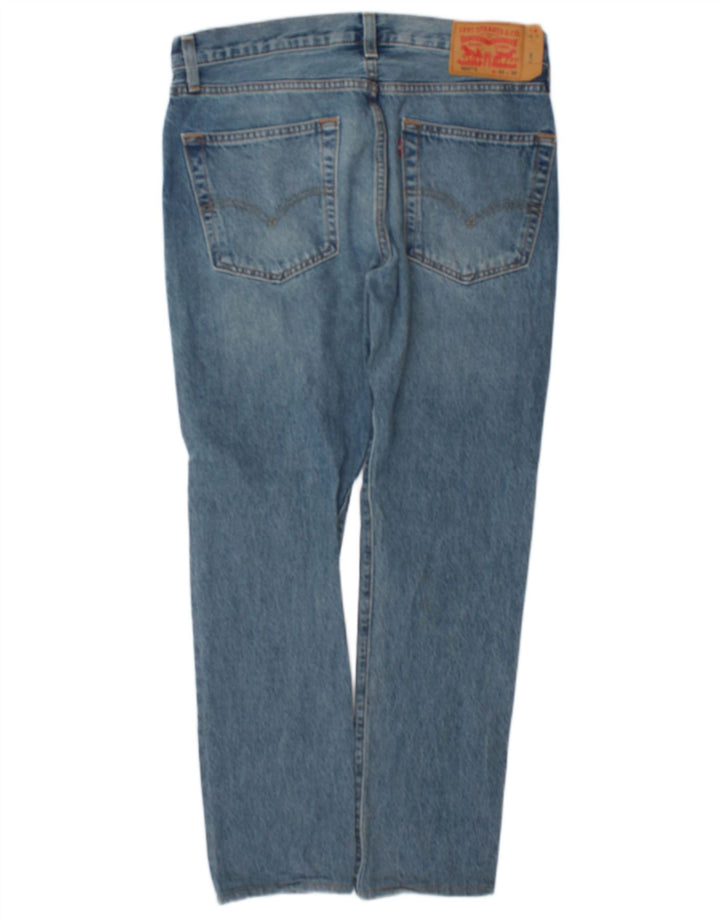 Levi's Hombre 501 Vaqueros Rectos W32 L30 Algodón Azul