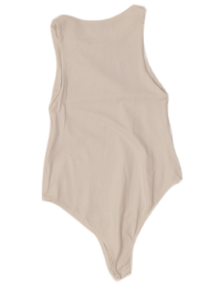 Zara Body Sin Mangas Mujer UK 42 Medium Blanco