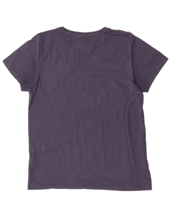 Camiseta Tommy Hilfiger Hombre Top Medium Azul Marino Algodón