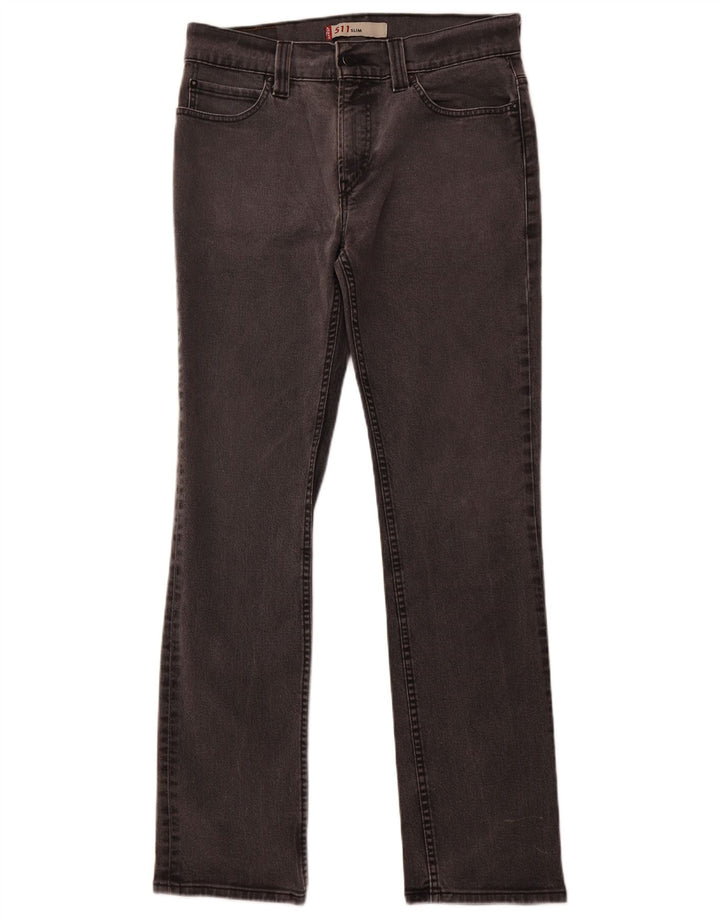 LEVI'S Vaqueros Slim 511 para Mujer W36 L34 Algodón Gris