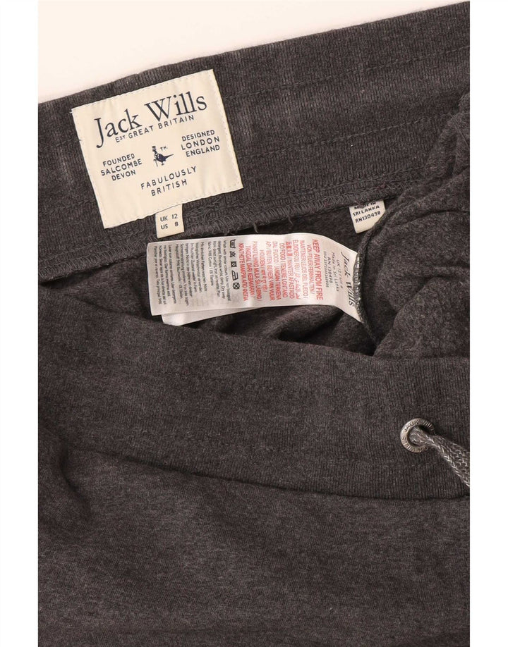 Jack Wills Pantalones de chándal gráficos para mujer Joggers UK 42 Gris medio