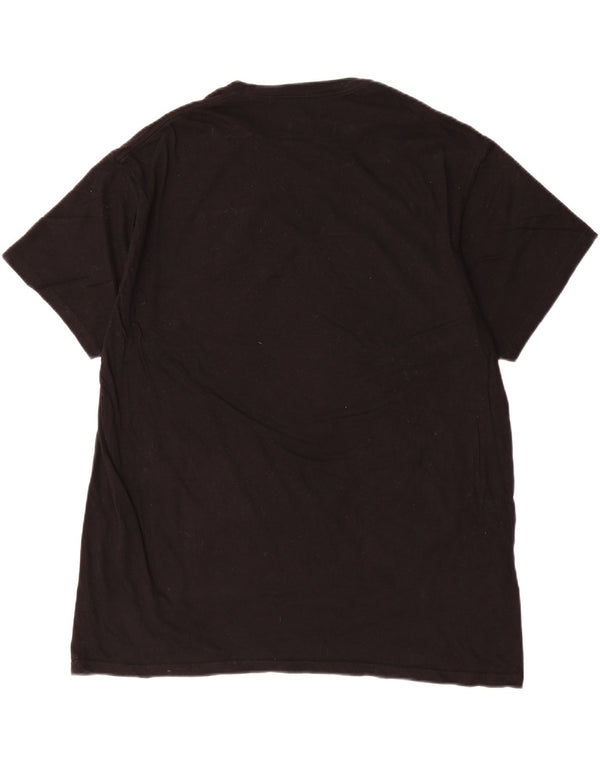 Hurley Hombre Camiseta Gráfica Top XL Negro