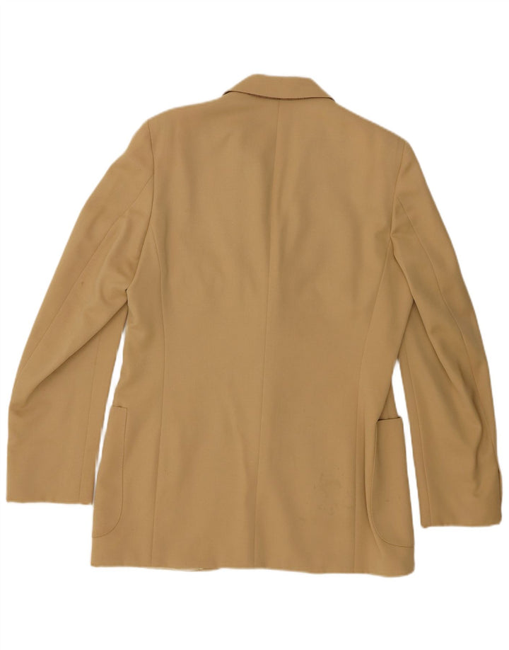 Vintage hombres 2 botones Blazer chaqueta IT 50 grande beige