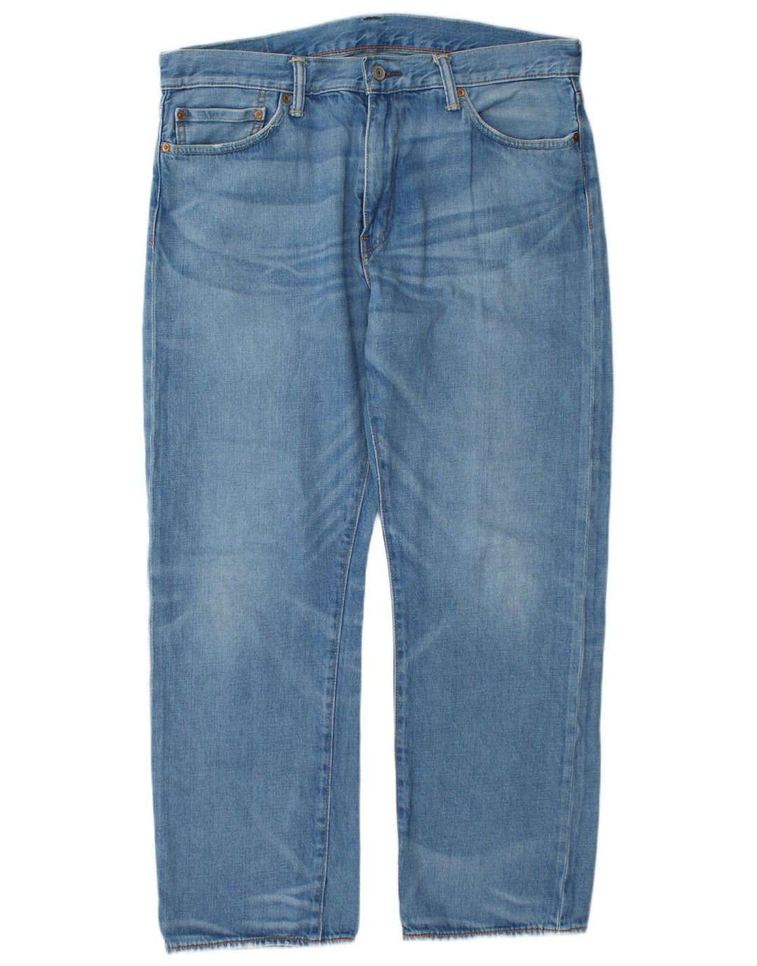 Levi's Hombre 504 Vaqueros Rectos W36 L30 Algodón Azul