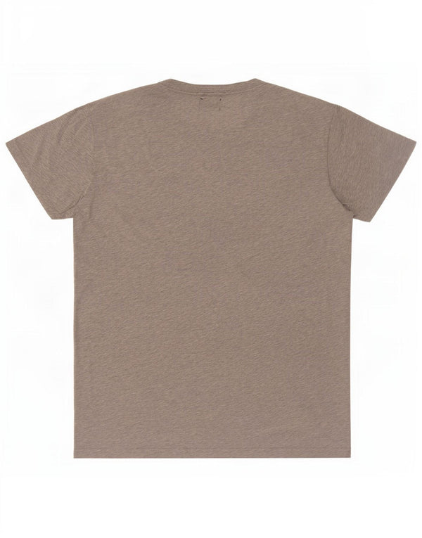 Camiseta con gráfico de hombre de Cheap Monday, parte superior de algodón gris medio