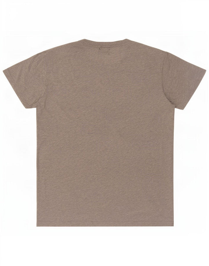 Camiseta con gráfico de hombre de Cheap Monday, parte superior de algodón gris medio