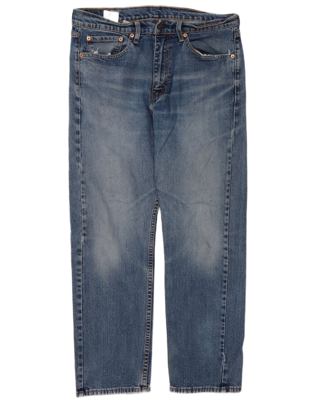 Levi's Hombre 505 Vaqueros Rectos Regulares W34 L30 Algodón Azul