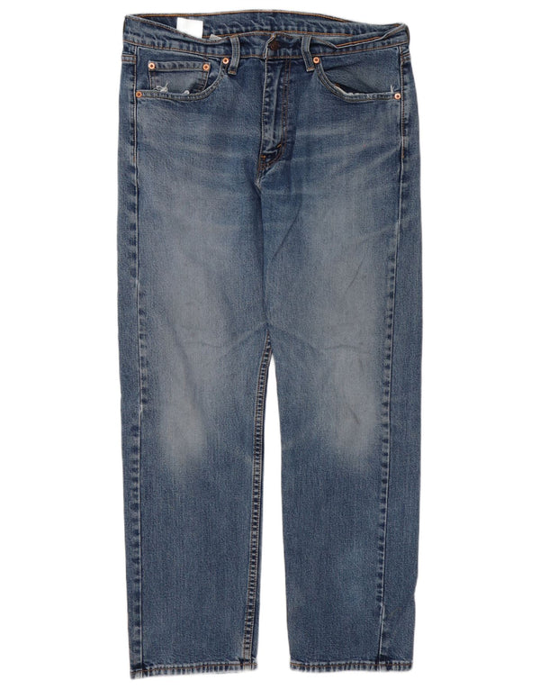 Levi's Hombre 505 Vaqueros Rectos Regulares W34 L30 Algodón Azul