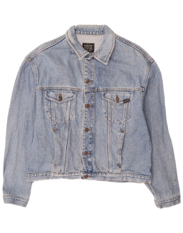 BENETTON Chaqueta Vaquera Hombre IT 52 XL Algodón Azul