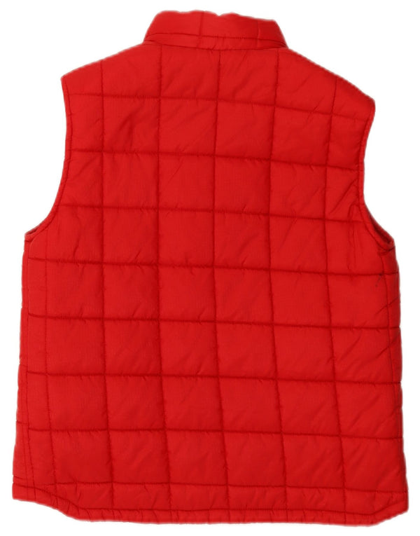 Benetton Chaleco Acolchado Niña 11-12 Años XL Poliamida Rojo