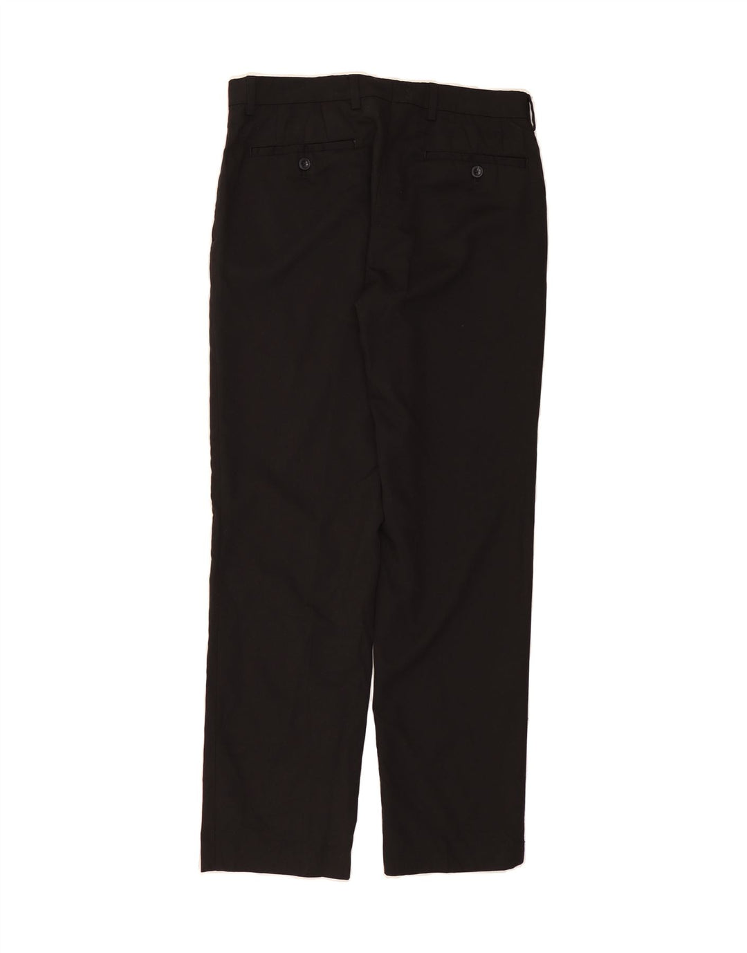 MICHAEL KORS Mens Straight Chino Trousers W31 L30 Black Polyester Vintage Michael Kors and Second-Hand Michael Kors from Messina Hembry 
