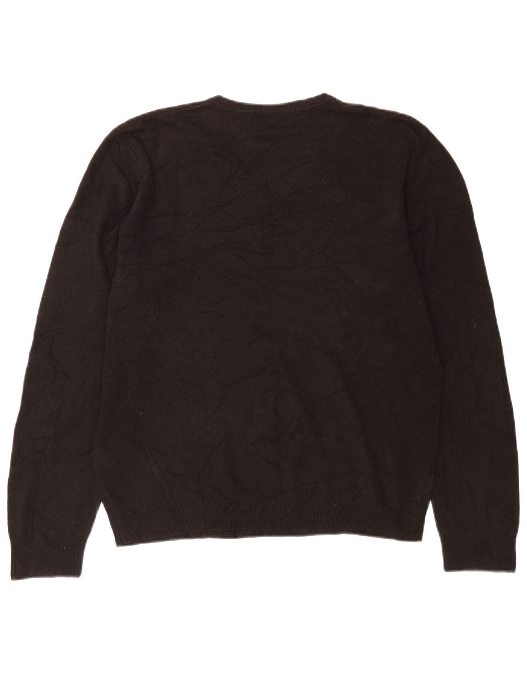 Marks & Spencer Suéter con Cuello en V Blue Harbor para Hombre Acrílico Negro Grande