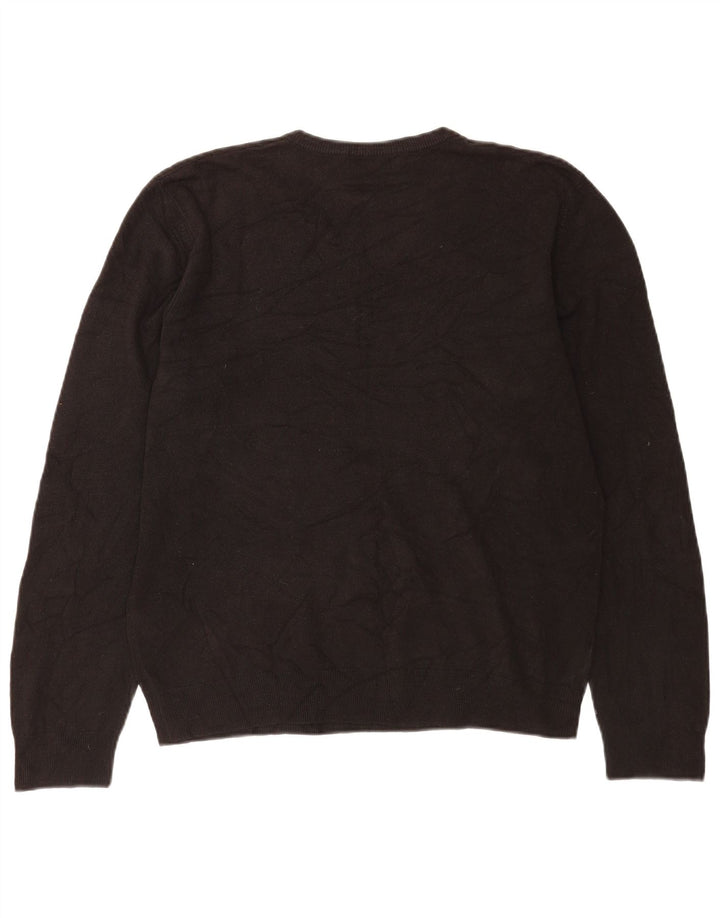 Marks & Spencer Suéter con Cuello en V Blue Harbor para Hombre Acrílico Negro Grande