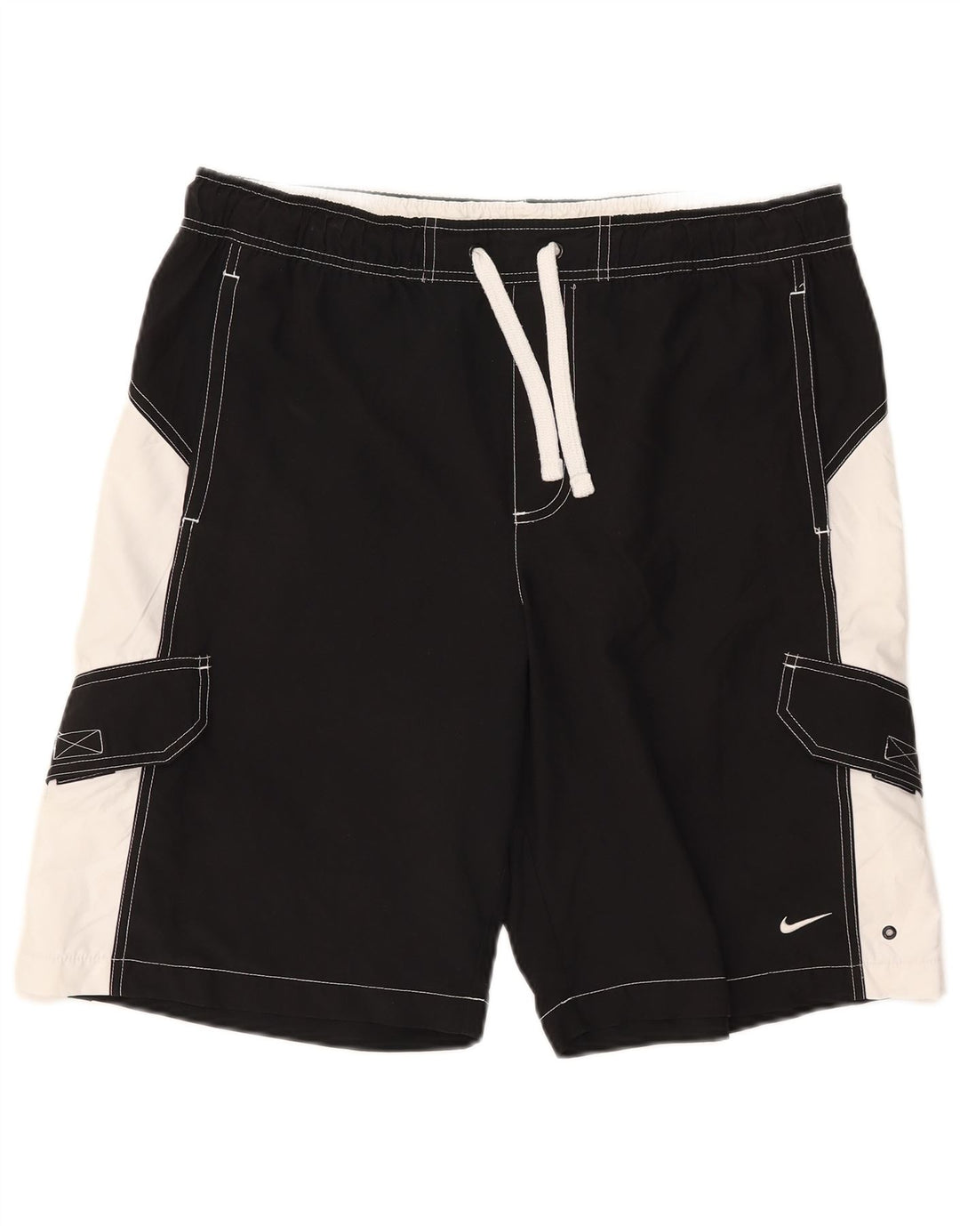 Nike - Bañador para hombre (talla grande), color negro y poliéster
