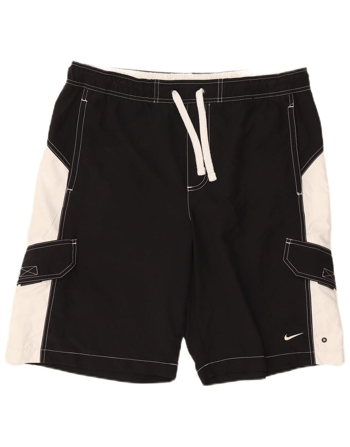 Nike - Bañador para hombre (talla grande), color negro y poliéster